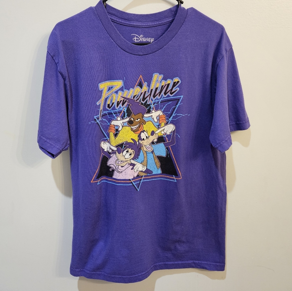 Disney Purple Powerline Graphic Tee A Goofy Movie